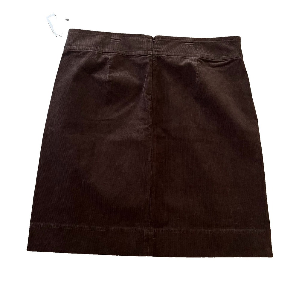 Talbots Women's Corduroy‎ Skirt 16 Pencil Brown - Picture 2 of 4